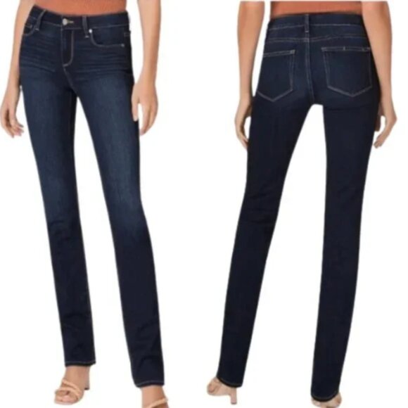 PAIGE Jeans Skyline Peg Straight Leg Stretch Skinny Denim Jean SZ 29 LIKE NEW! - Picture 1 of 15